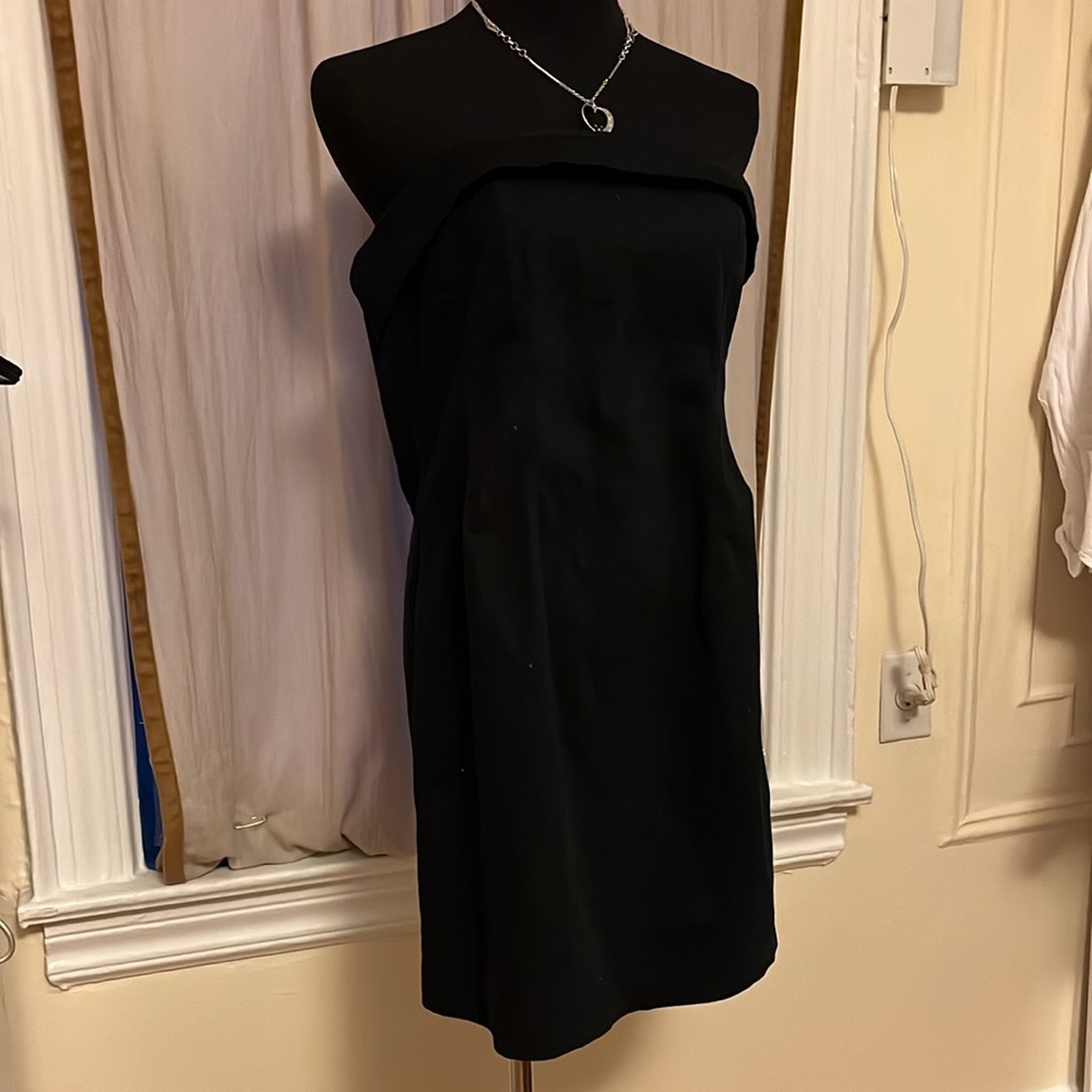 New. Strapless Mini Black dress(XL)